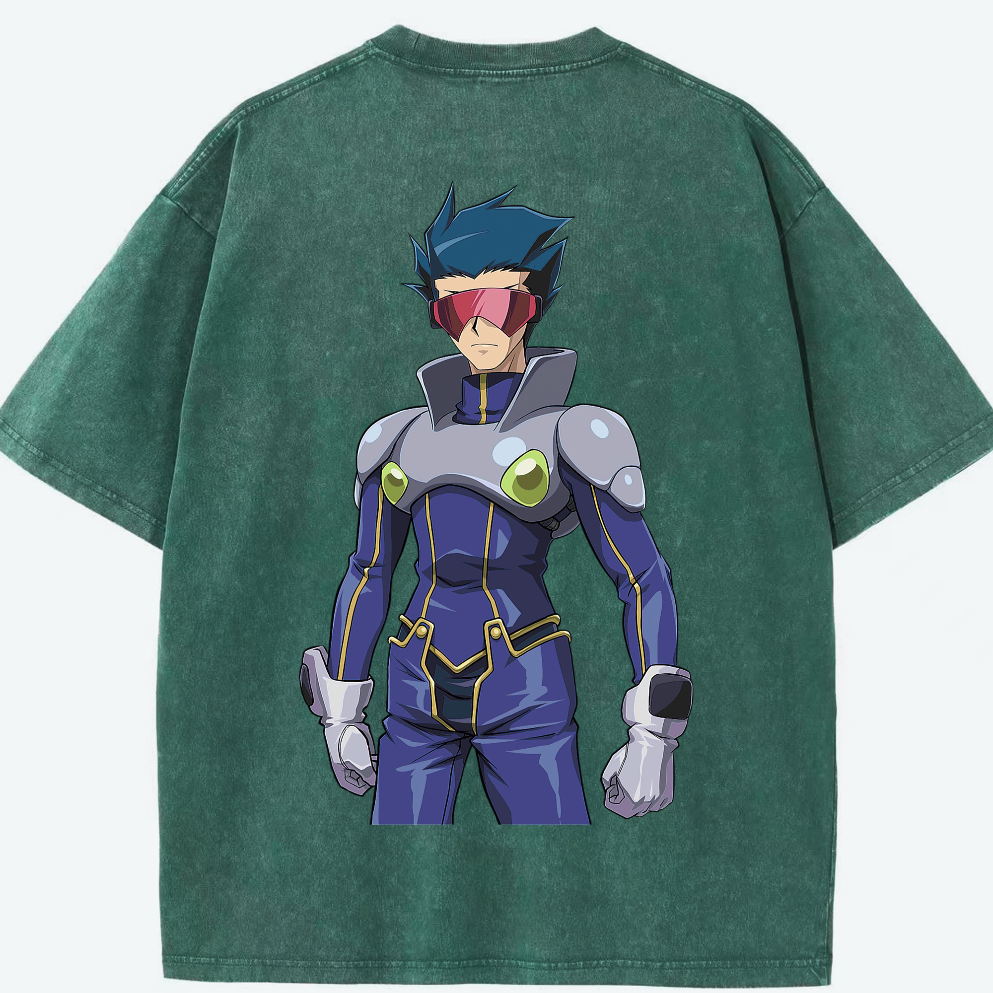 （画像用） 遊☆戯☆王 Yu-Gi-Oh! 綿100% ヴィンテージ風 半袖Tシャツ（背面プリント）